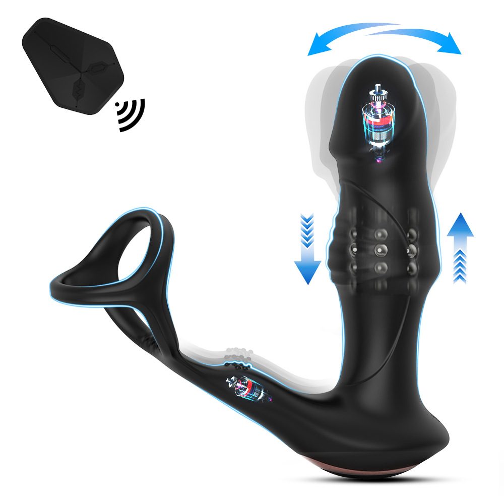 Vibrating Anal Plug in Silicone & ABS