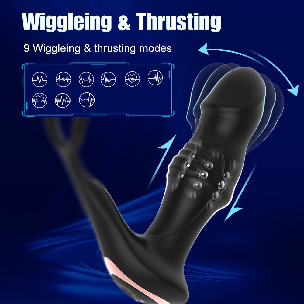 Vibrating Anal Plug in Silicone & ABS