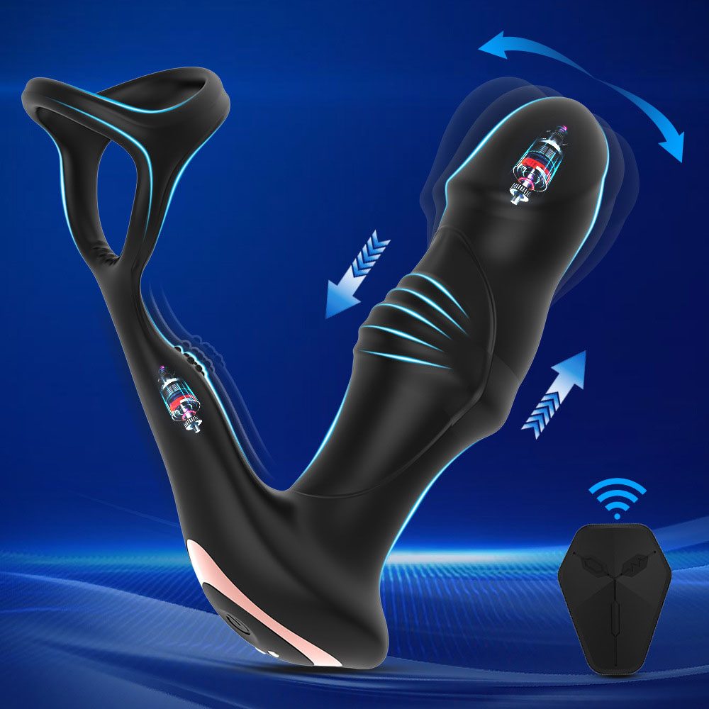 Vibrating Anal Plug in Silicone & ABS