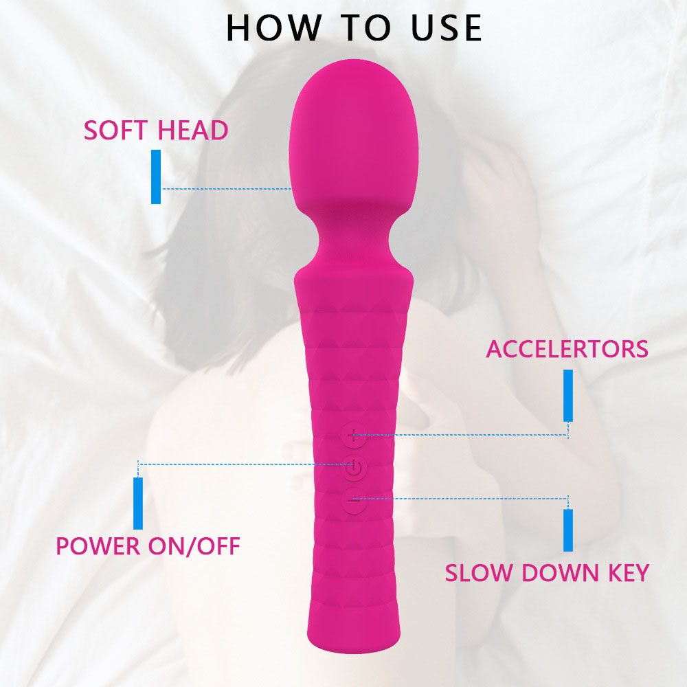 Wand Massager (4.5 × 14.1 cm)
