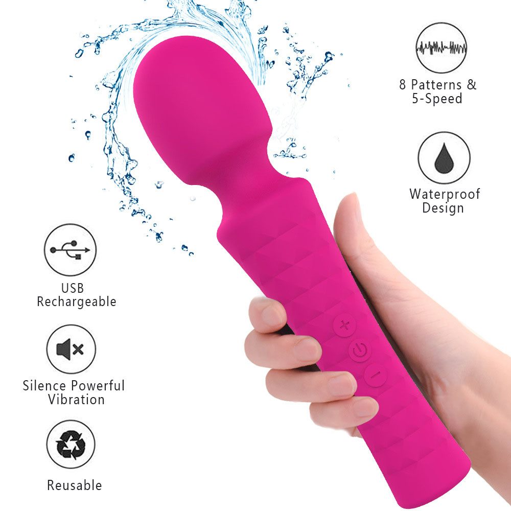 Wand Massager (4.5 × 14.1 cm)