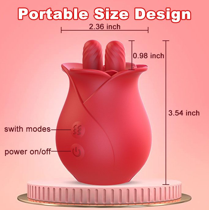 Tongue Vibrator (9 × 6 cm)