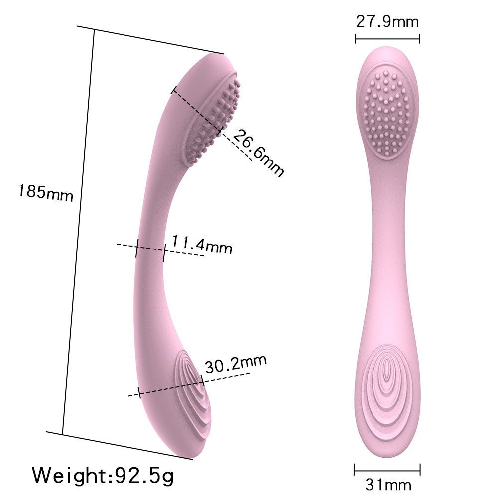 Twin Double Vibrator (19.5 × 3 cm)