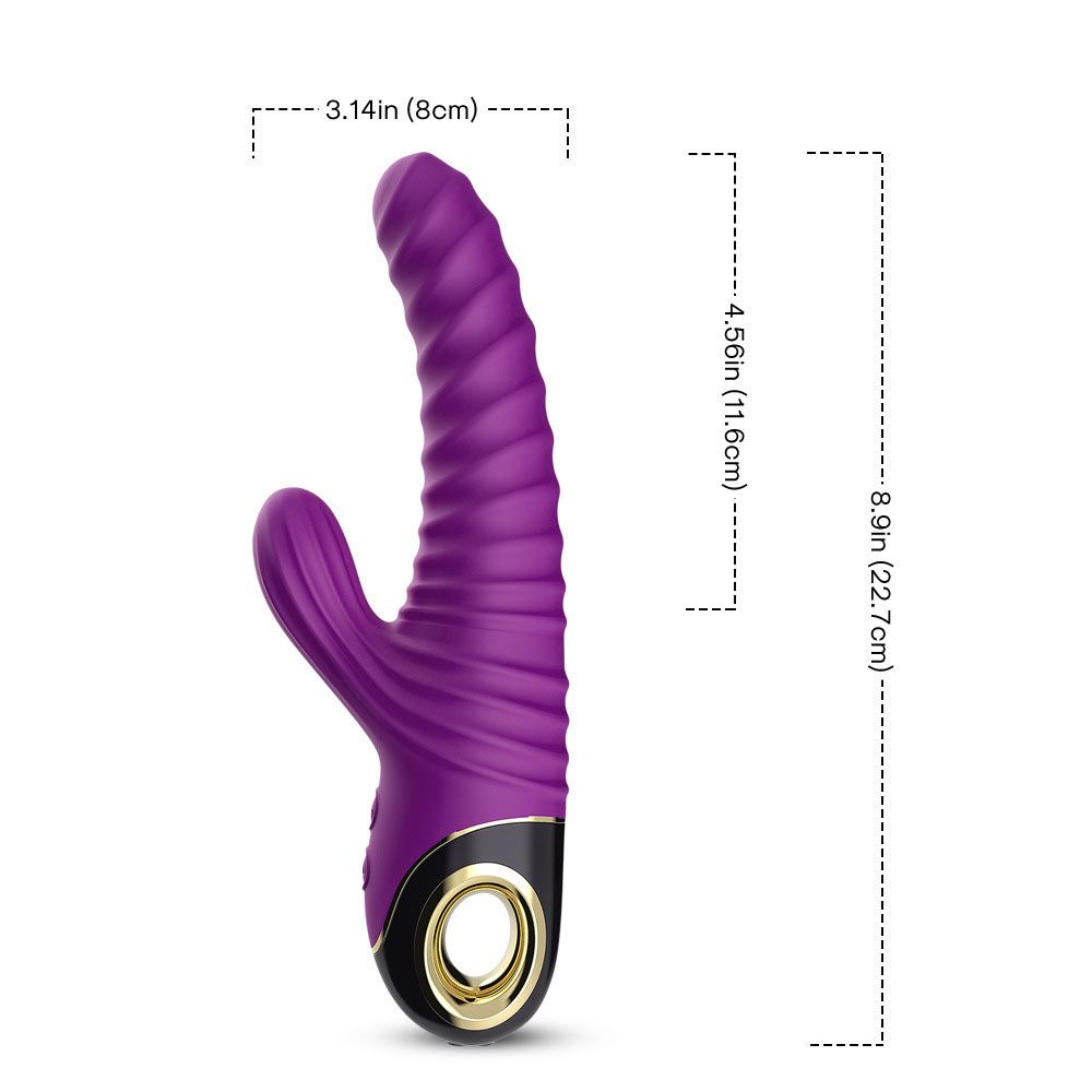 Rabbit Vibrator (22 × 5 × 3.5 cm)