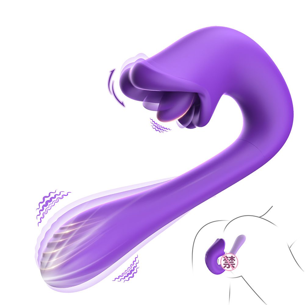 Licking Tongue Vibrator – Purple