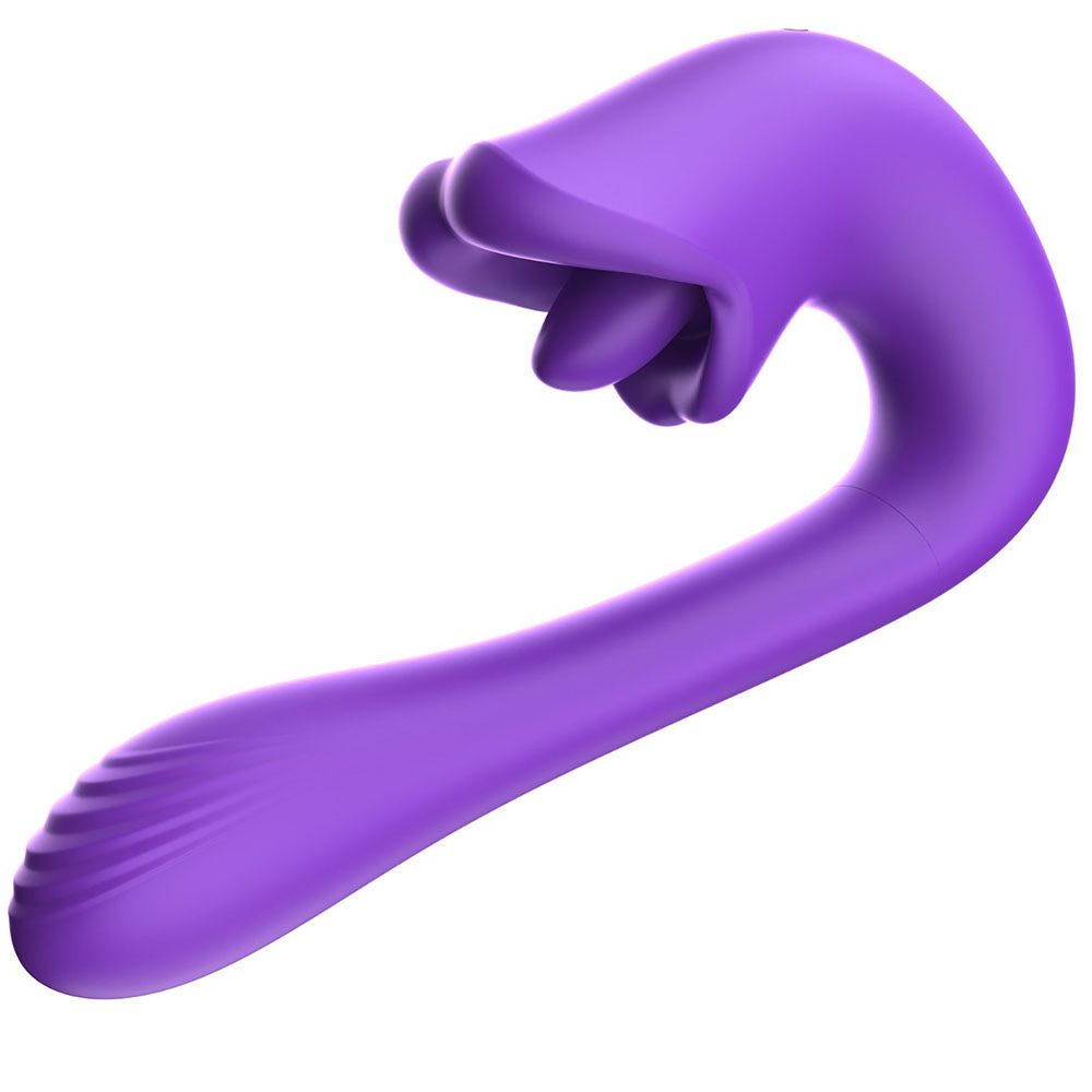 vibrateur à langue lècheuse – violet