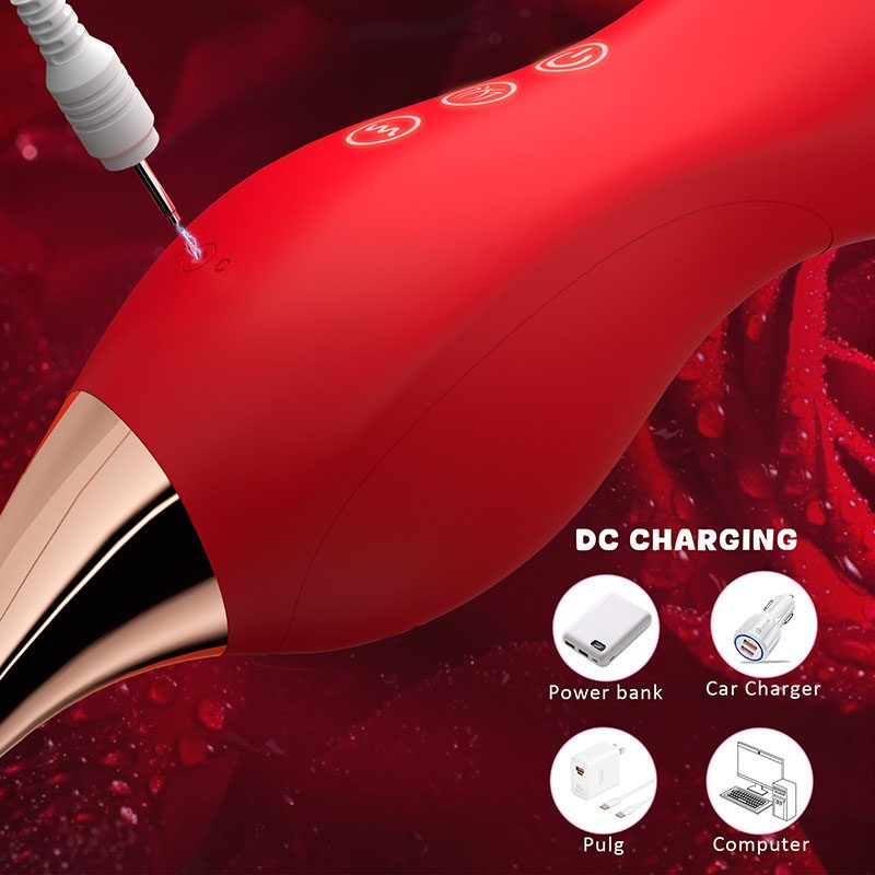 Suction Licking Double Vibrator