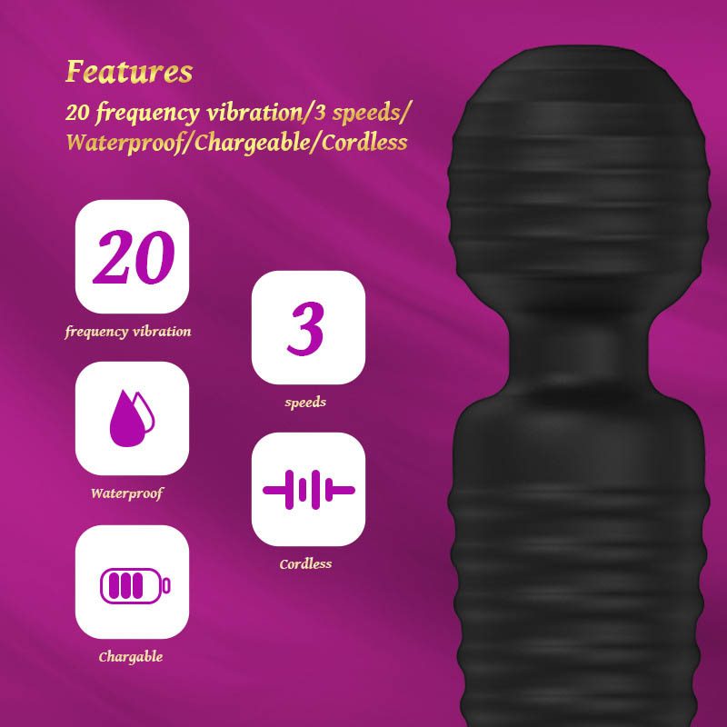 Wand Massager – Black