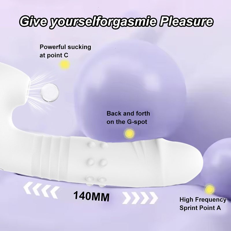 Telescopic Suction G-spot Vibrator