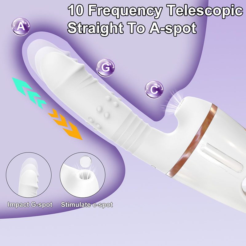 Telescopic Suction G-spot Vibrator
