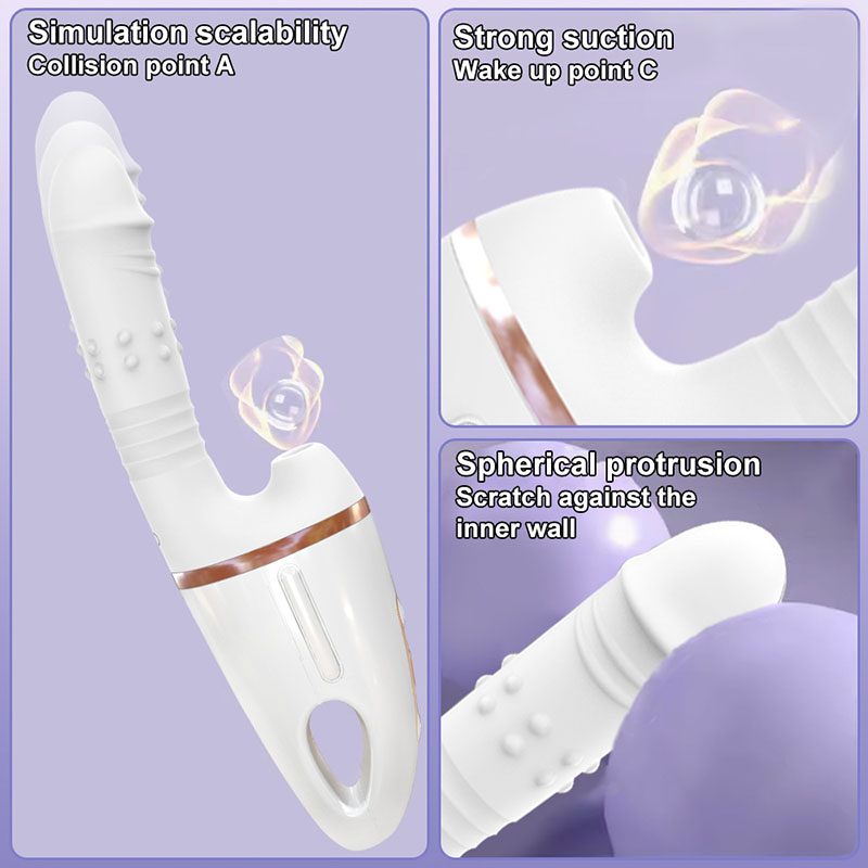 Telescopic Suction G-spot Vibrator