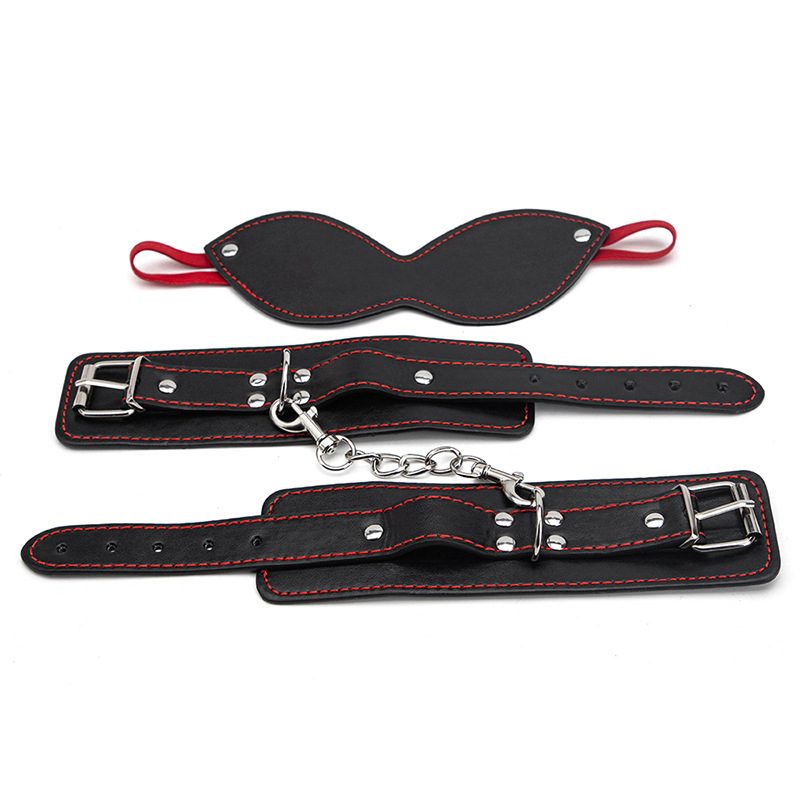 Handcuffs Bondage Strap-on Kit in PU