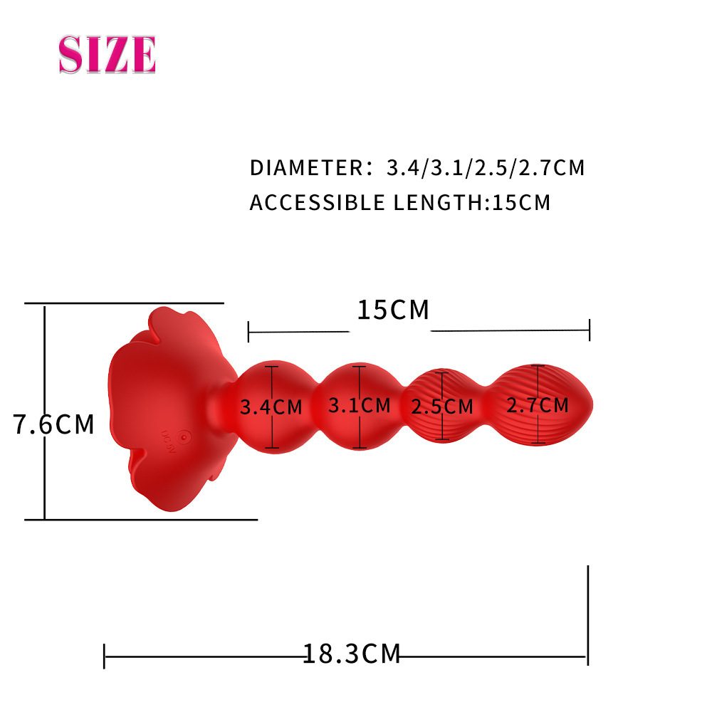Anal Bead Set – Red