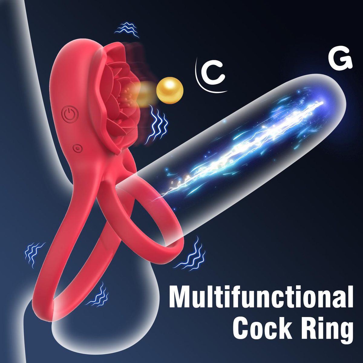 Vibrating Penis Cock Ring
