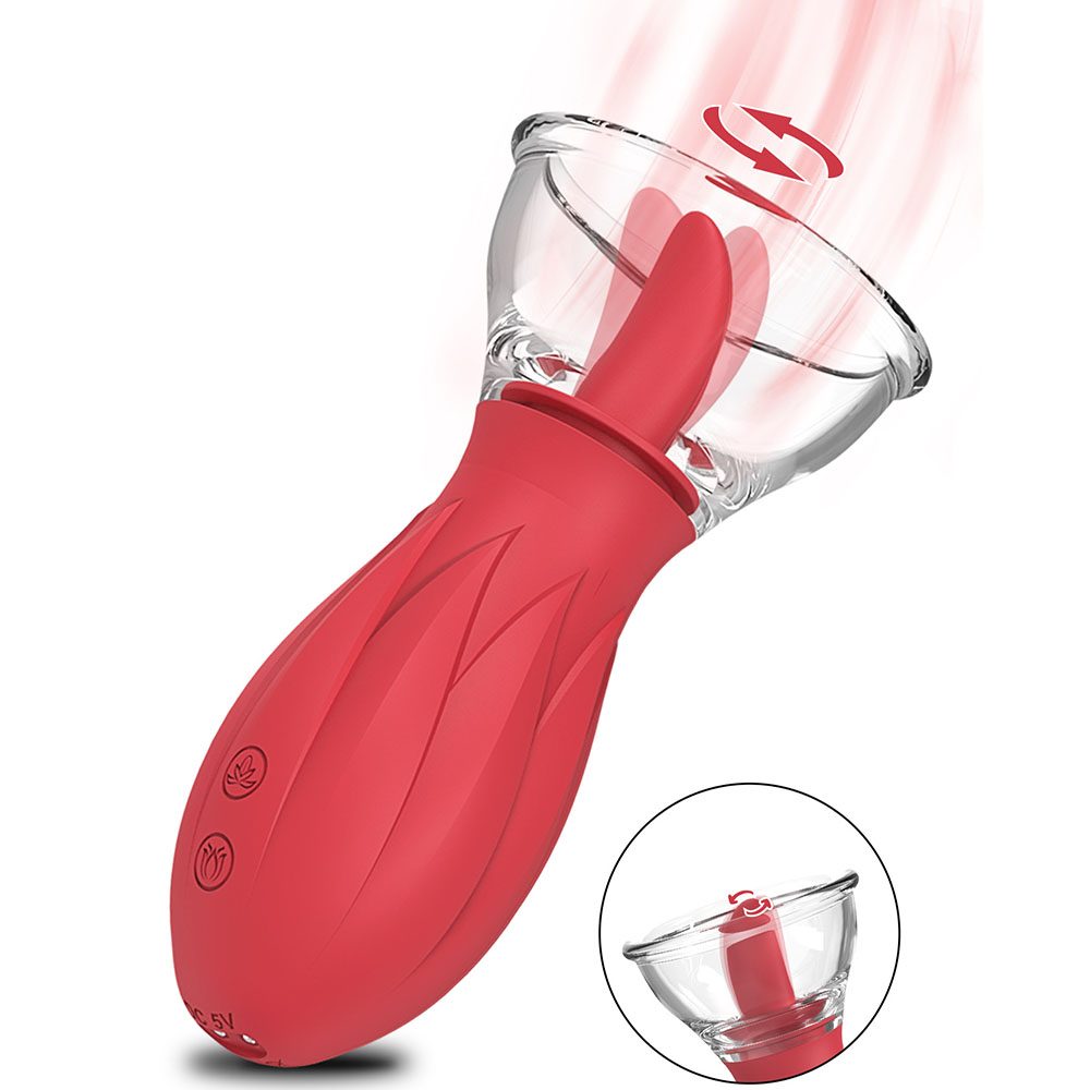 Licking Suction Vibrator