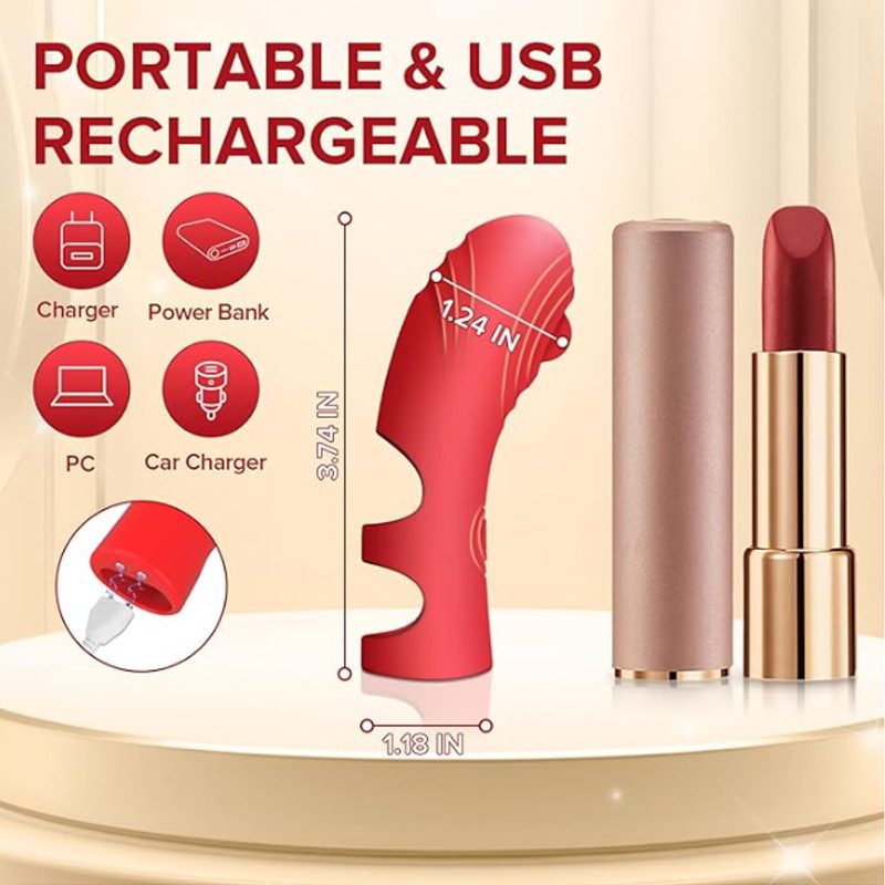 Finger Vibrator (3.74 × 1.18in)