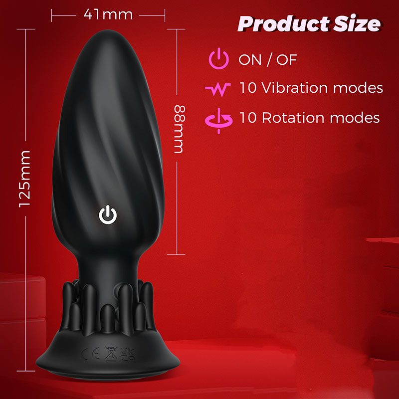 Anal Vibrator (125 × 88 × 41 mm)