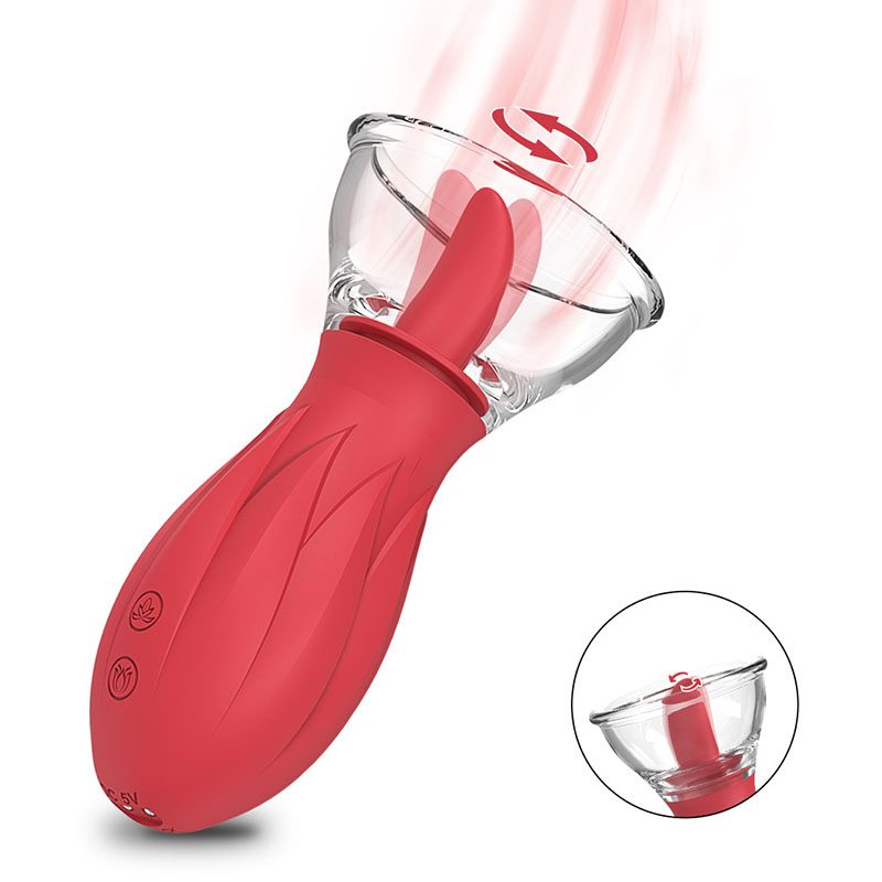 G-spot Rose Tongue Vibrator