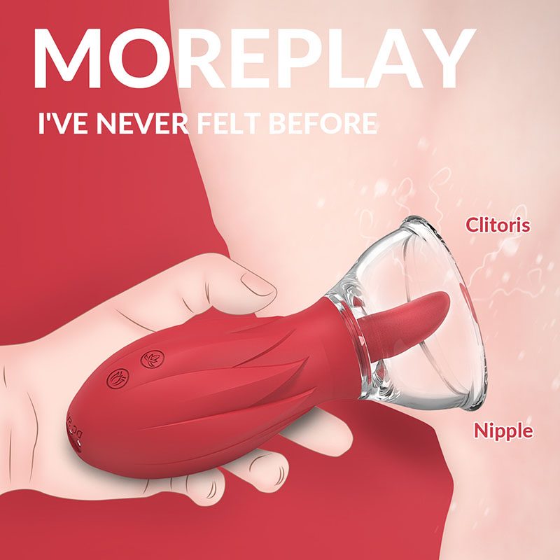G-spot Rose Tongue Vibrator