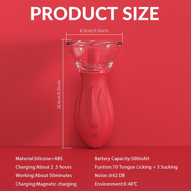 G-spot Rose Tongue Vibrator