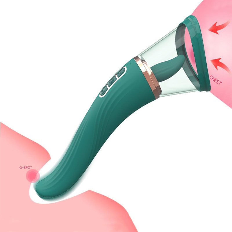Vibrateur à langue à succion