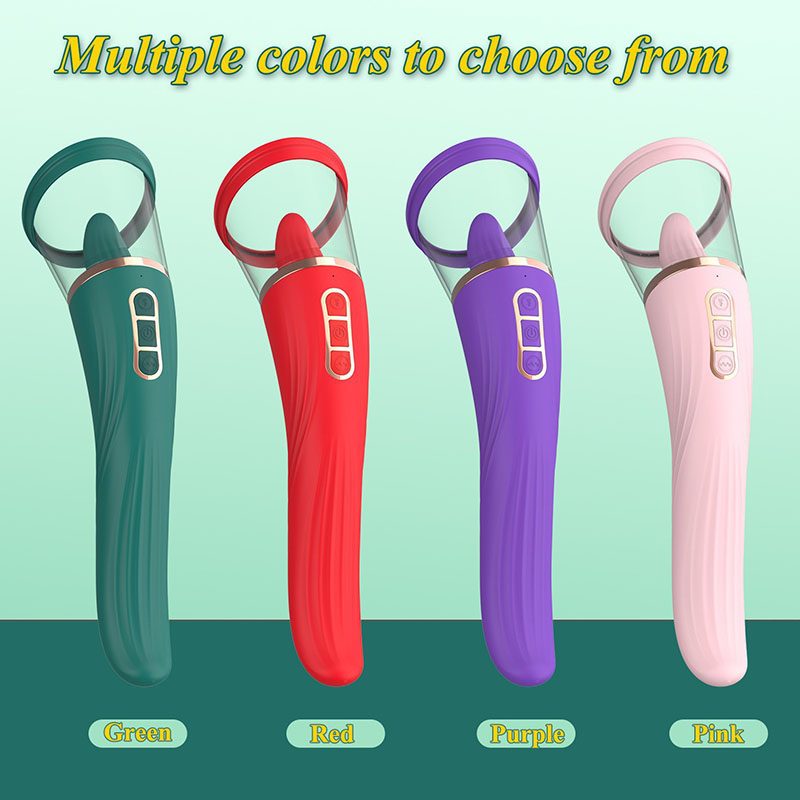 Vibrateur à langue à succion
