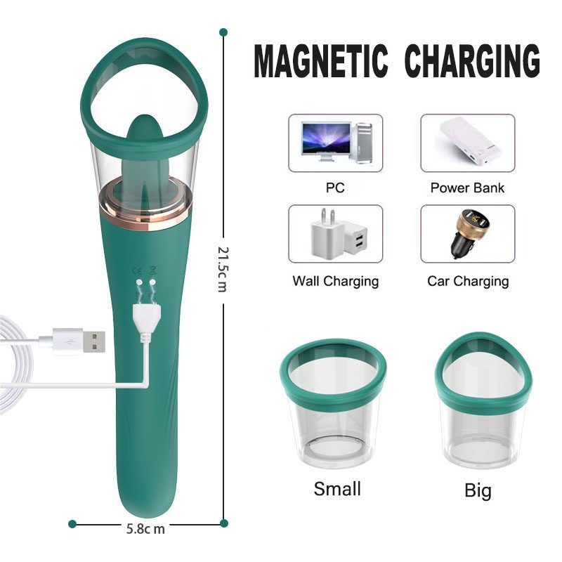 Vibrateur à langue à succion