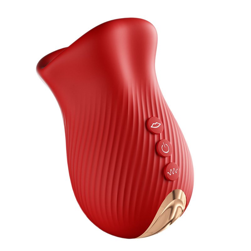 Vibratore a lingua – Rosso rosa