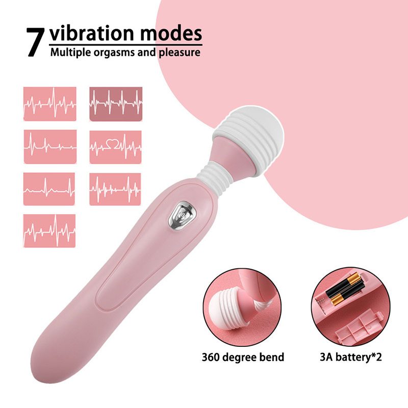 Vibrador clásico – Morado o Rosa