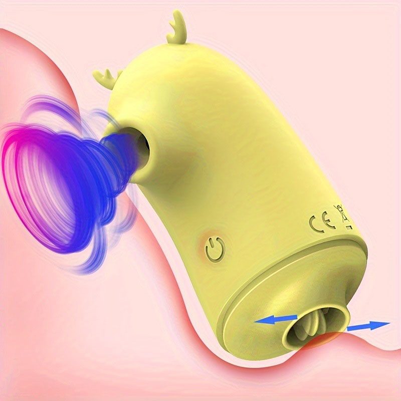 Suction Vibrator – Yellow