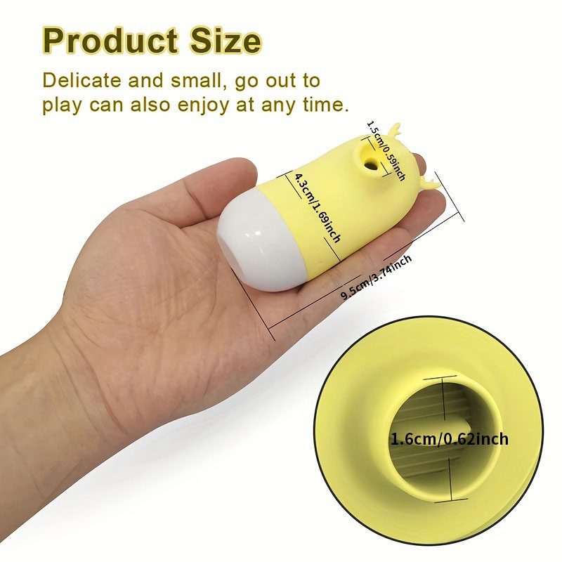 Suction Vibrator – Yellow