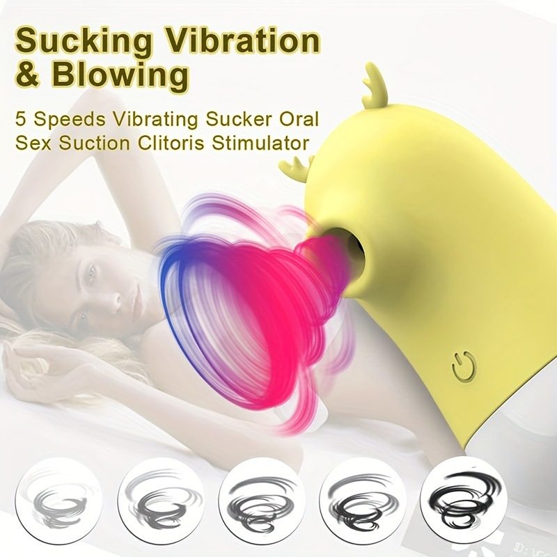 Suction Vibrator – Yellow