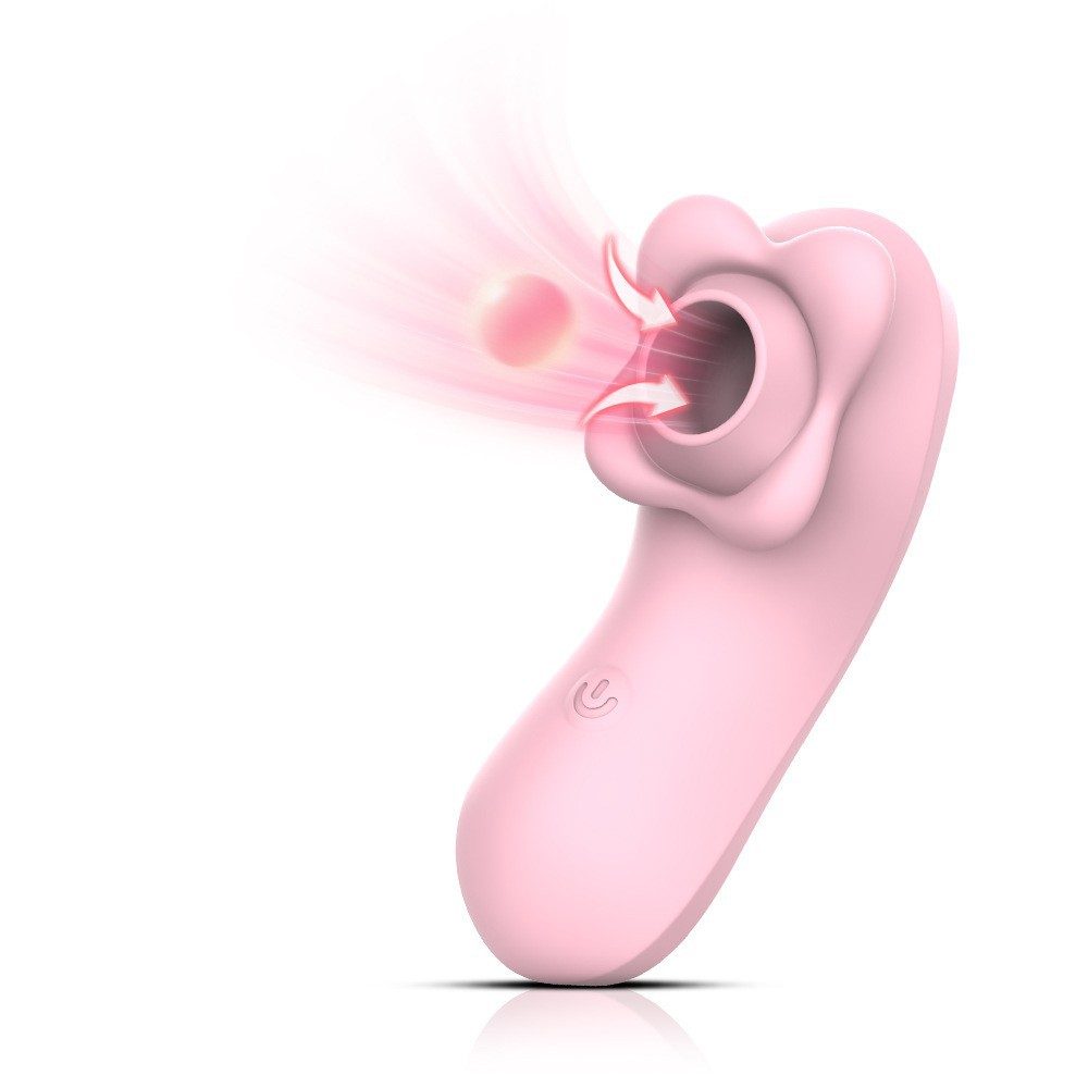 Licking Suction Vibrator in Silicone & ABS