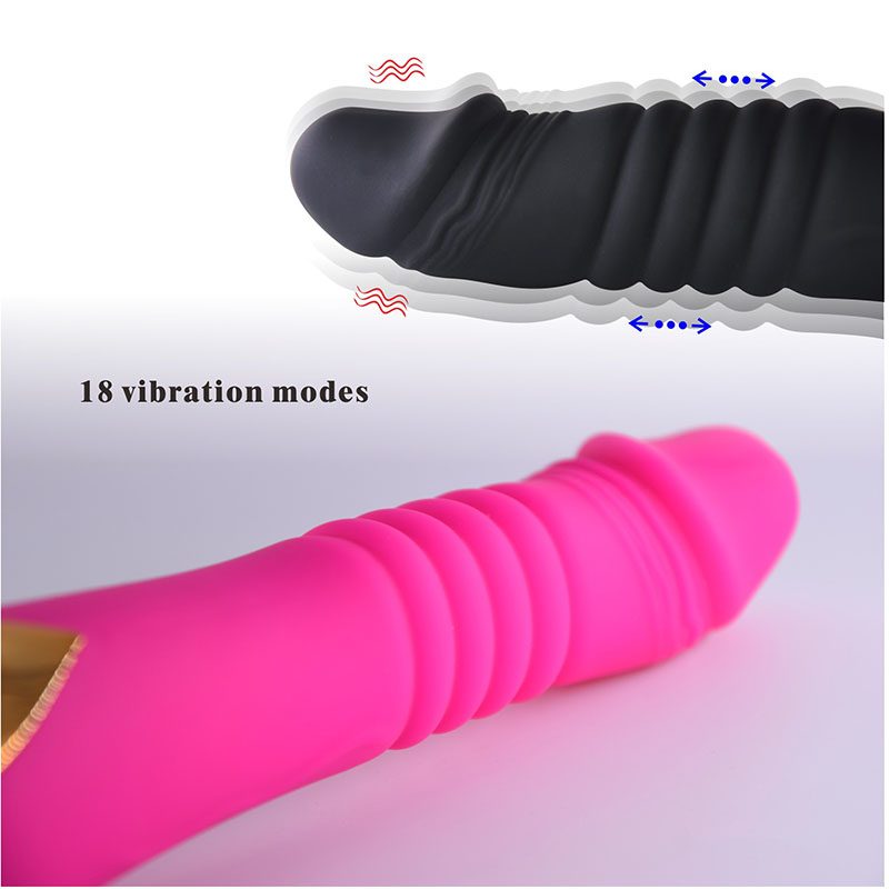 Telescopic Wand Massager in Silicone & ABS