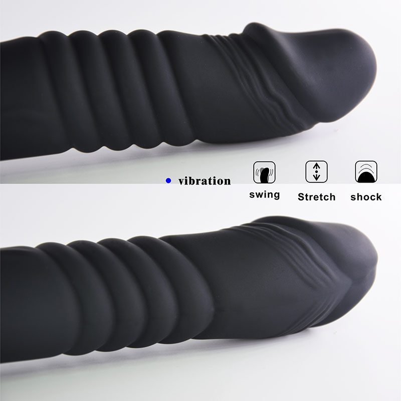 Telescopic Wand Massager in Silicone & ABS