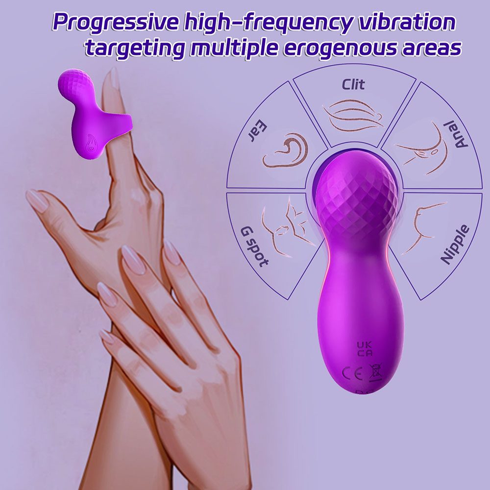 Finger Vibrator (8.6 × 3.1 cm)