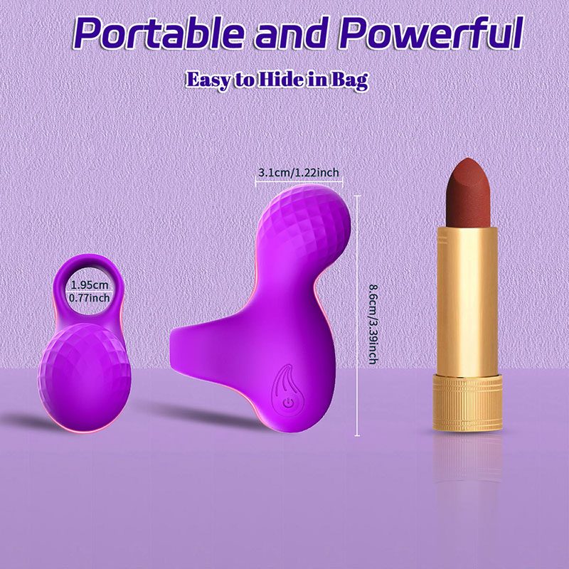 Finger Vibrator (8.6 × 3.1 cm)