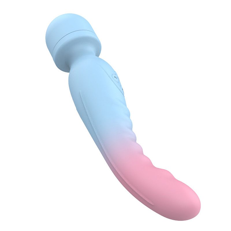 Twin Double Vibrator – Blue