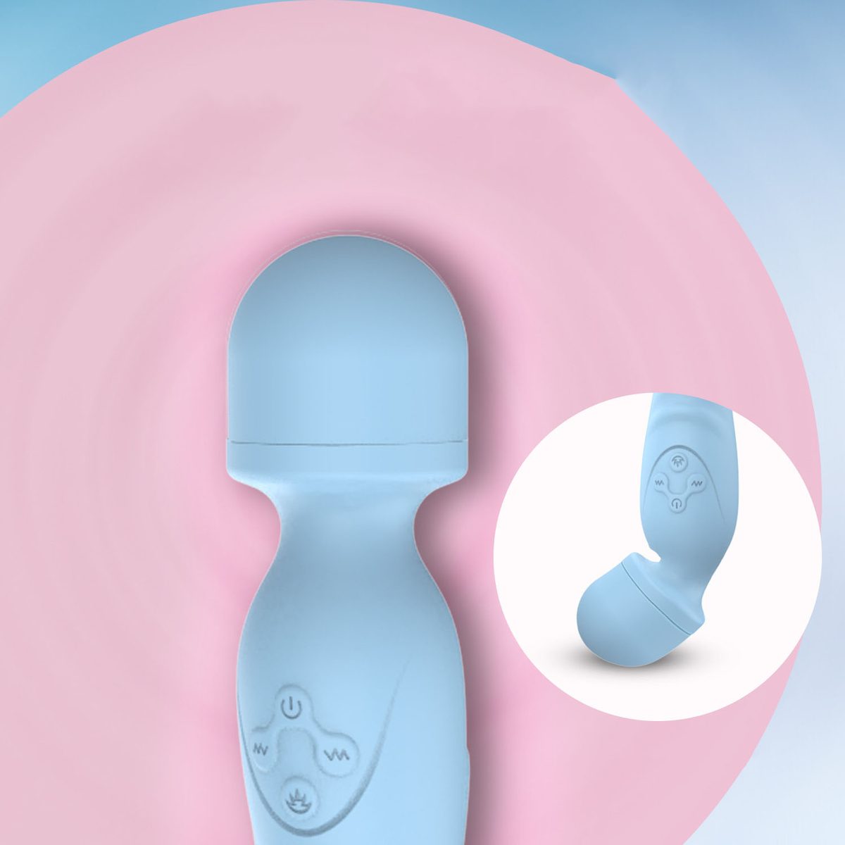 Twin Double Vibrator – Blue