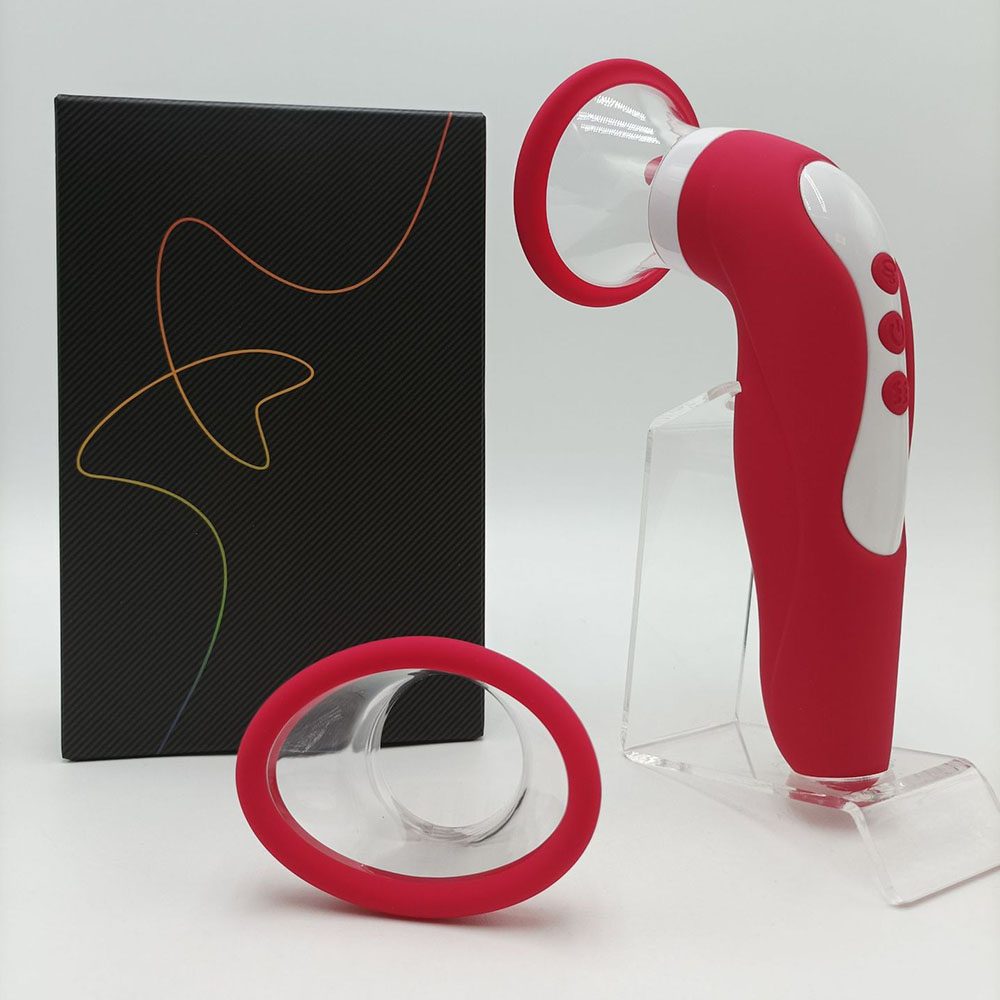 Tongue Licking Suction Vibrator in Silicone & ABS