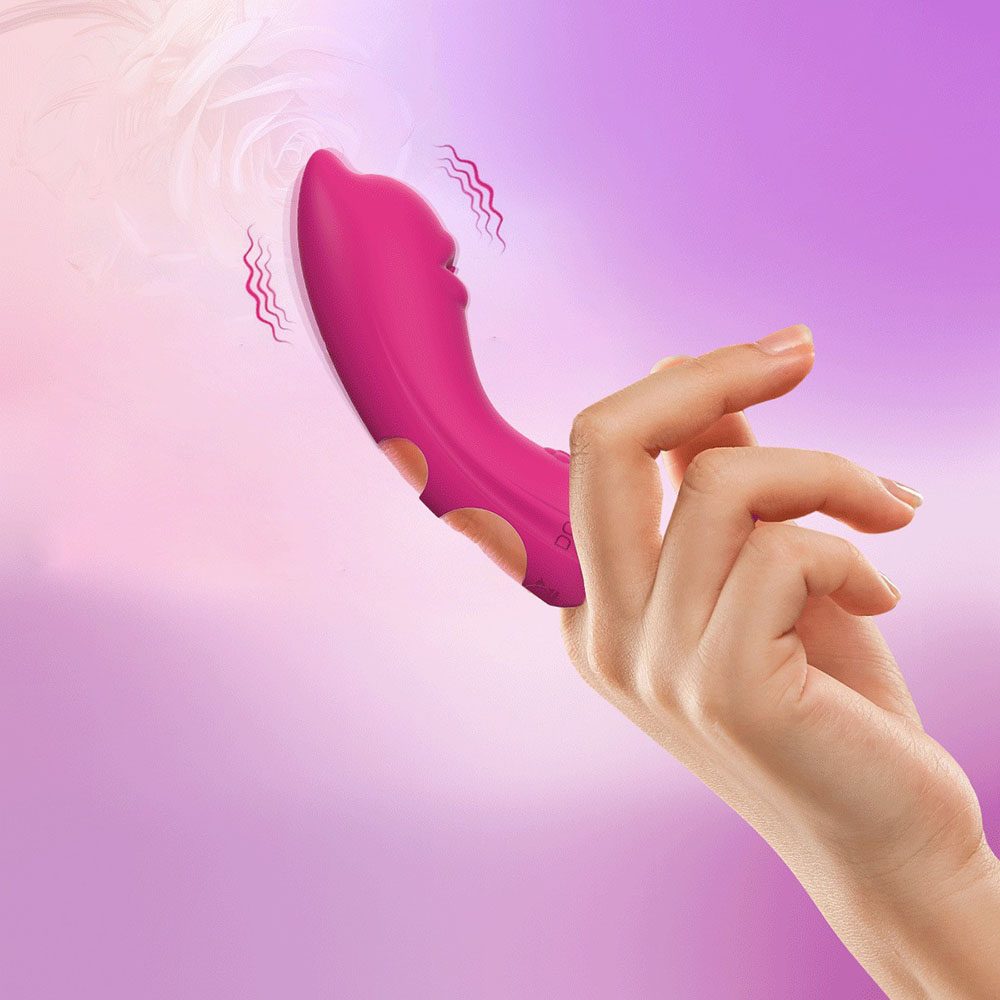 Vibratore per dito vibrante in silicone
