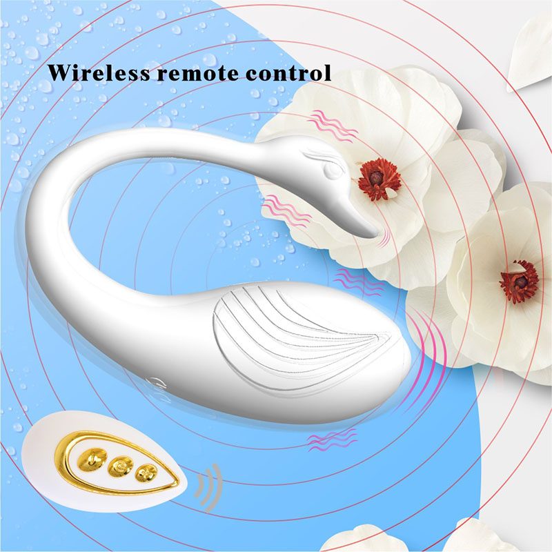 Remote Control Vibrating Egg Vibrator – Black or White