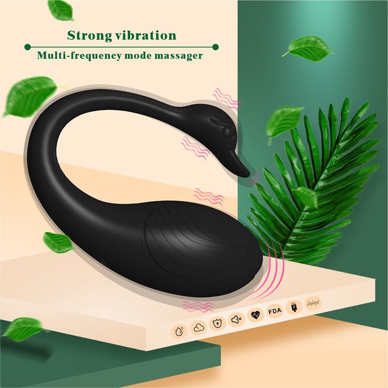 Remote Control Vibrating Egg Vibrator – Black or White