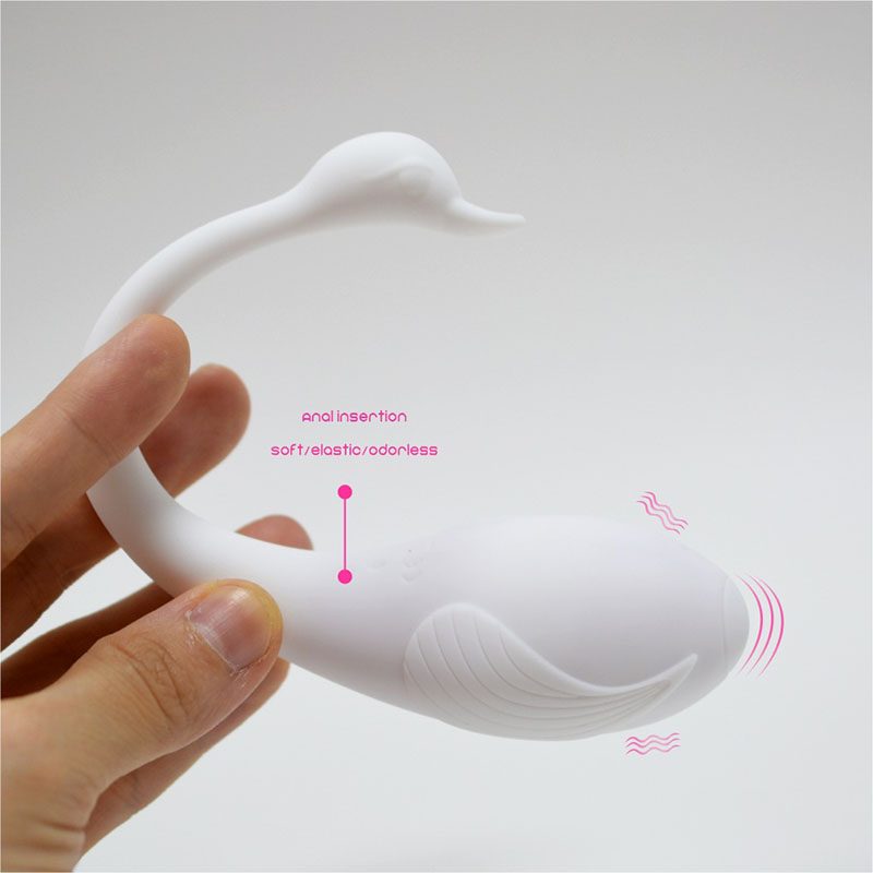 Remote Control Vibrating Egg Vibrator – Black or White
