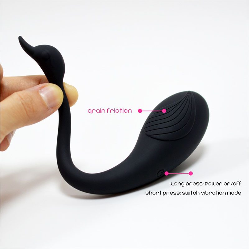Remote Control Vibrating Egg Vibrator – Black or White