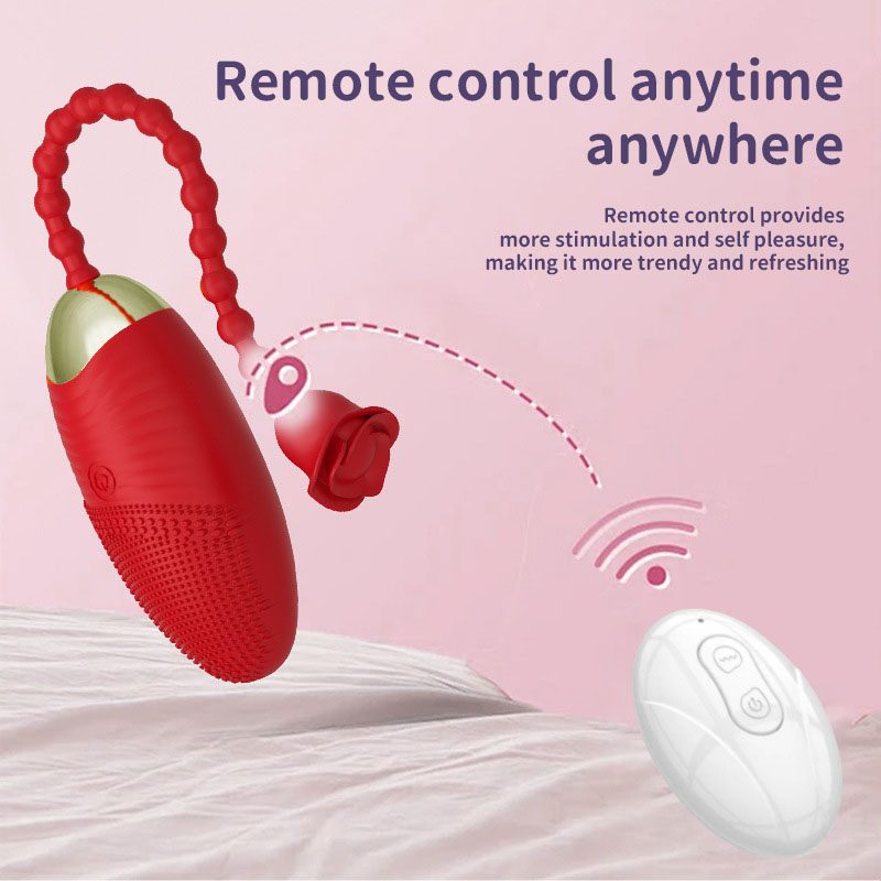 Remote Control Rose Egg Vibrator