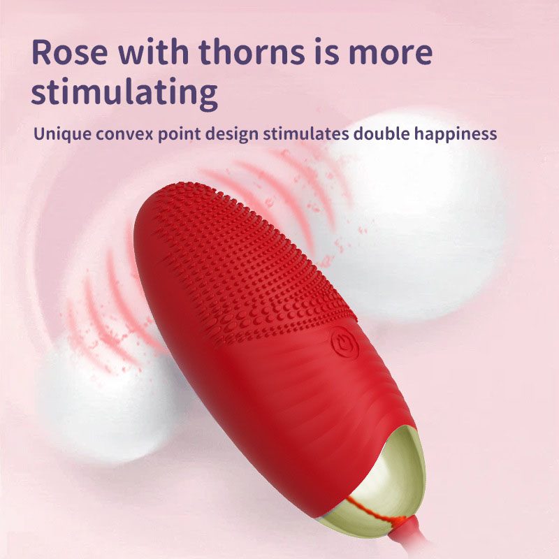 Remote Control Rose Egg Vibrator