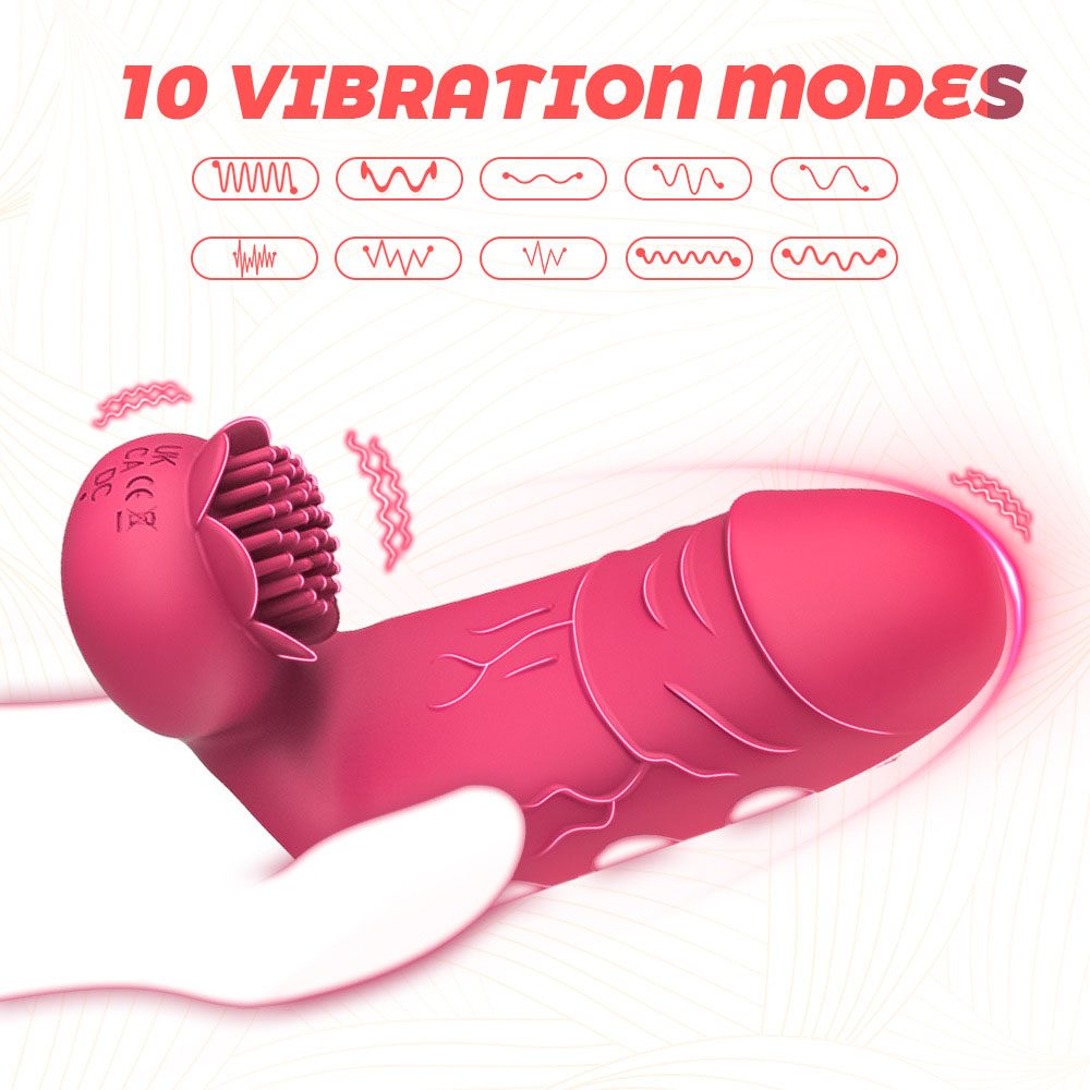 Finger Vibrator – Red or Black