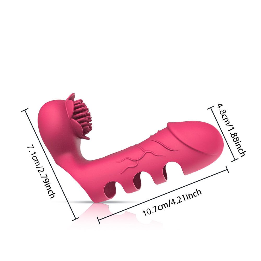 Finger Vibrator – Red or Black