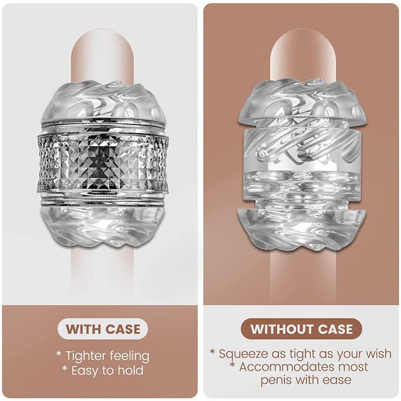 Crystal Masturbator in Silicone & ABS